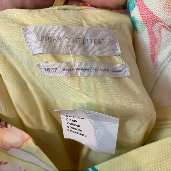 Urban Outfitters Yellow Seashell Strappy Back Midi Dress - Picture 9 of 10